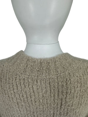 Gabriela Hearst Beige Bouclé Cashmere-Silk Cardigan – Size L