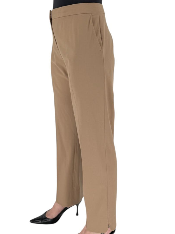 MaxMara Camel Virgin Wool Blazer & Pants Set – Jacket Size 10, Pants Size 14