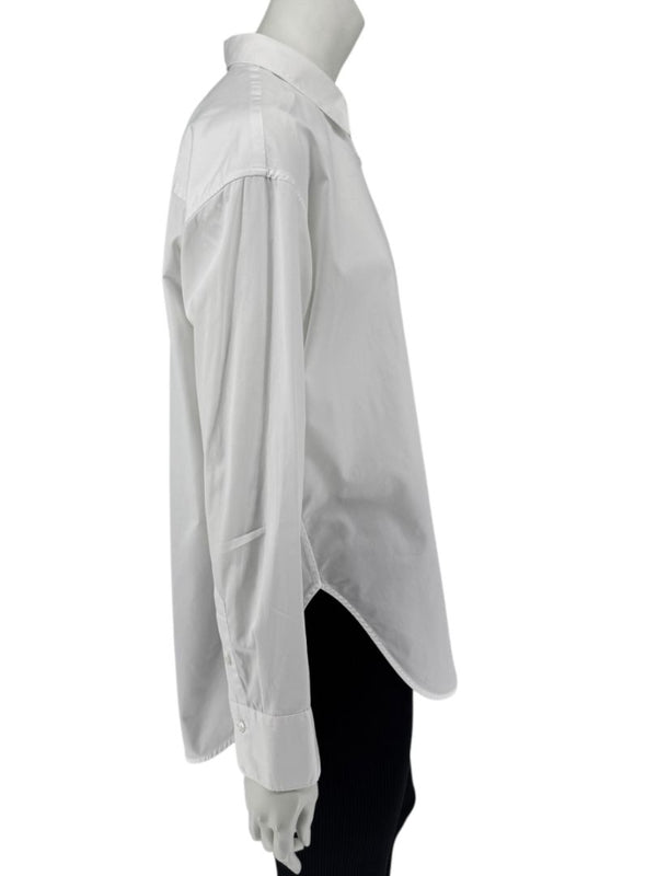 Lis Lareida White Cotton Button-Down Shirt – Size 36