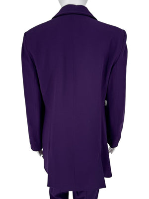 Pamella Roland Diamond Double Button Pant Suit - Large