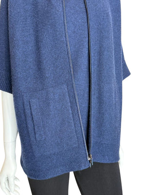 Akris Indigo Cashmere Twinset – Size 8