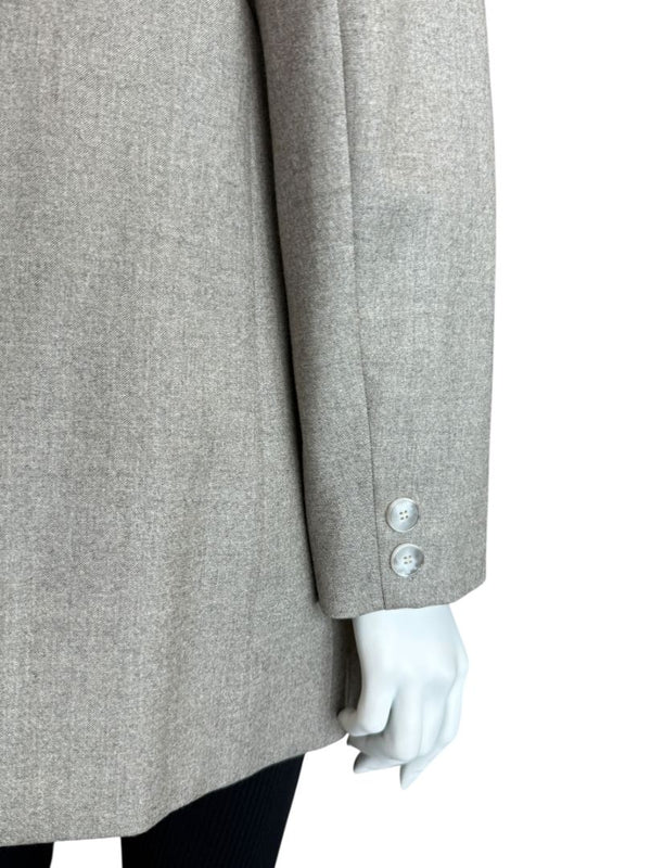 Stella McCartney Grey Wool Structured Blazer – Size IT 40