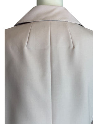 Akris Miles Blazer in Lily Pink Virgin Wool, Size 10 (IT 46) – NWT