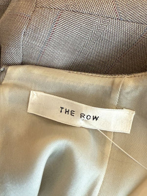 The Row Taupe Wool-Blend Shift Dress – Size M