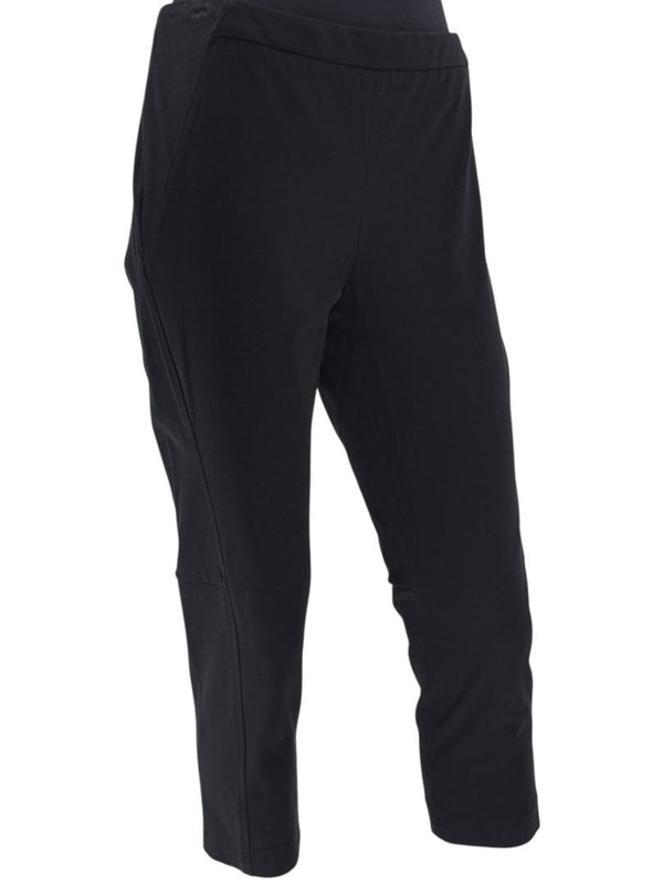 Brunello Cucinelli Black Cropped Stretch Cotton Trousers – Size US 10 / IT 46