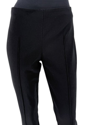 The Row Black Slim Ankle Pants with Side Zip – Size 10