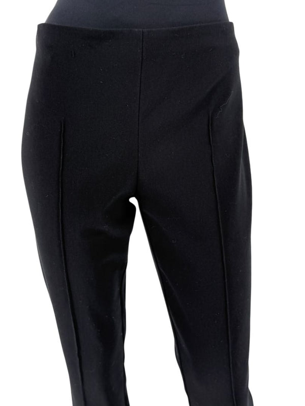 The Row Black Slim Ankle Pants with Side Zip – Size 10