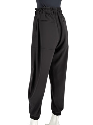 Chloé Black Relaxed Jogger Pants with Drawstring Waist - Size IT 42 / US 6