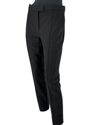 The Row Black Cotton-Blend Slim Trousers – Size US 10
