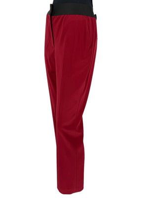 Akris Red Viscose Blend Pants – Size 10