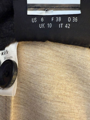 Akris Charcoal Gray Slim Ankle Trousers – Size IT 42 (US 6)