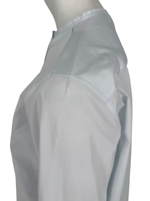 Celine Clean-Line Pale Blue Cotton Shirt with Concealed Placket – FR 42