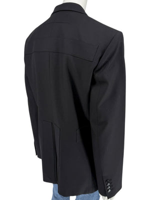 Givenchy Paris Men’s Black Wool Blazer – Size EU 52 - Made in Italy – New with Tags
