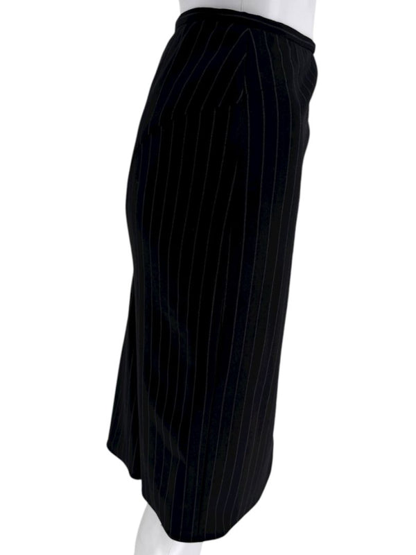 Armani Collezioni Charcoal Pinstripe 3-Piece Suit – Size 12