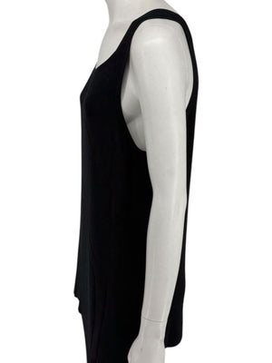Oscar de la Renta Black Knit Sleeveless Tunic – Size L