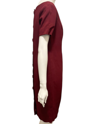 Pamella Roland Red Tailored Dress &amp; Jacket Set – L