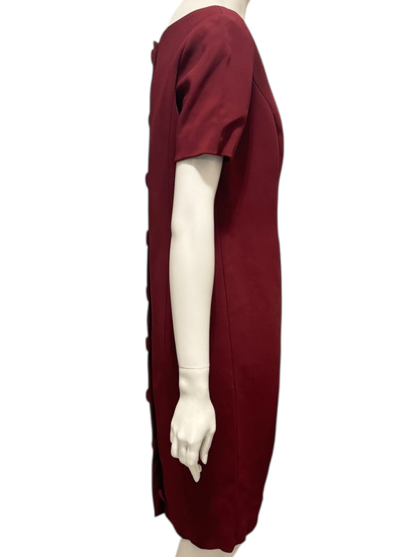 Pamella Roland Red Tailored Dress &amp; Jacket Set – L
