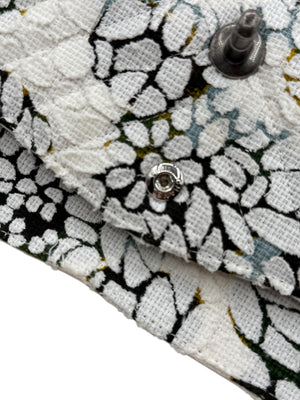 Chanel Double Flap Limited Edition Floral Tweed