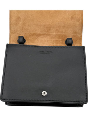Bottega Veneta Black Lambskin Intrecciato Mini Bag