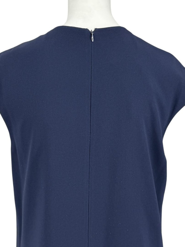 Stella McCartney Navy Zip-Detail Shift Dress - Size IT 44