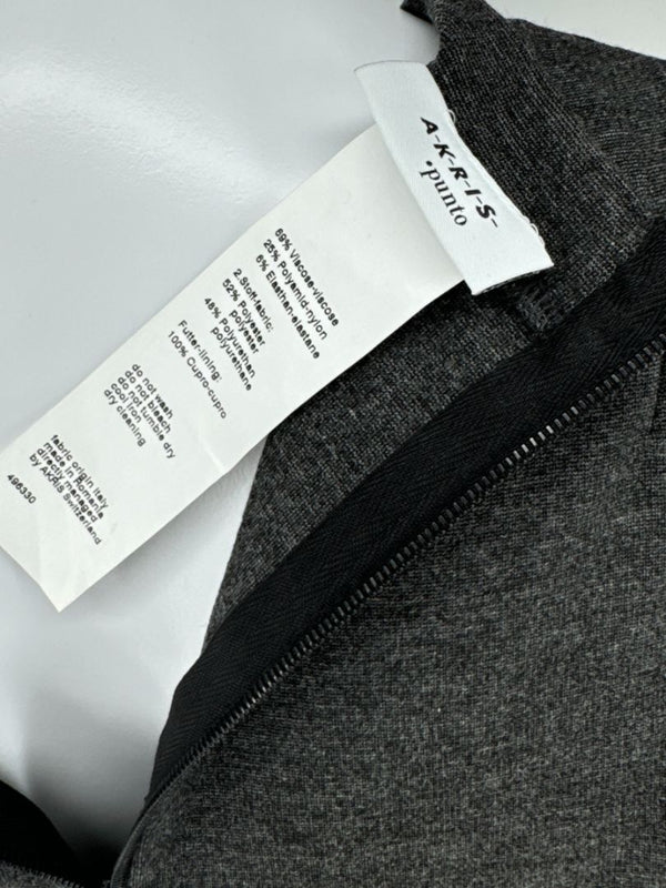 Akris Punto Charcoal Grey Sleeveless Tunic & Tapered Pants Set – Size 10