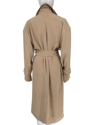 Victoria Beckham Camel Belted Trench Coat – Size US 6 / UK 10 / FR 38 / IT 42