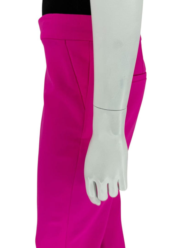 Victoria Victoria Beckham Fuchsia Wool-Blend Tailored Trousers – Size US 10