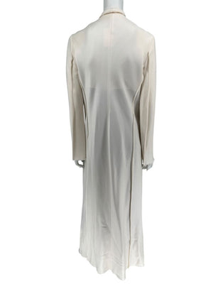 The Row Ivory Long Duster Jacket – Size 8