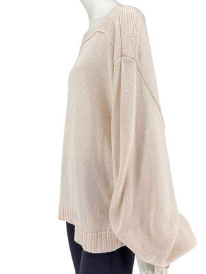 Jil Sander Blush Knit Pullover Sweater – Size S