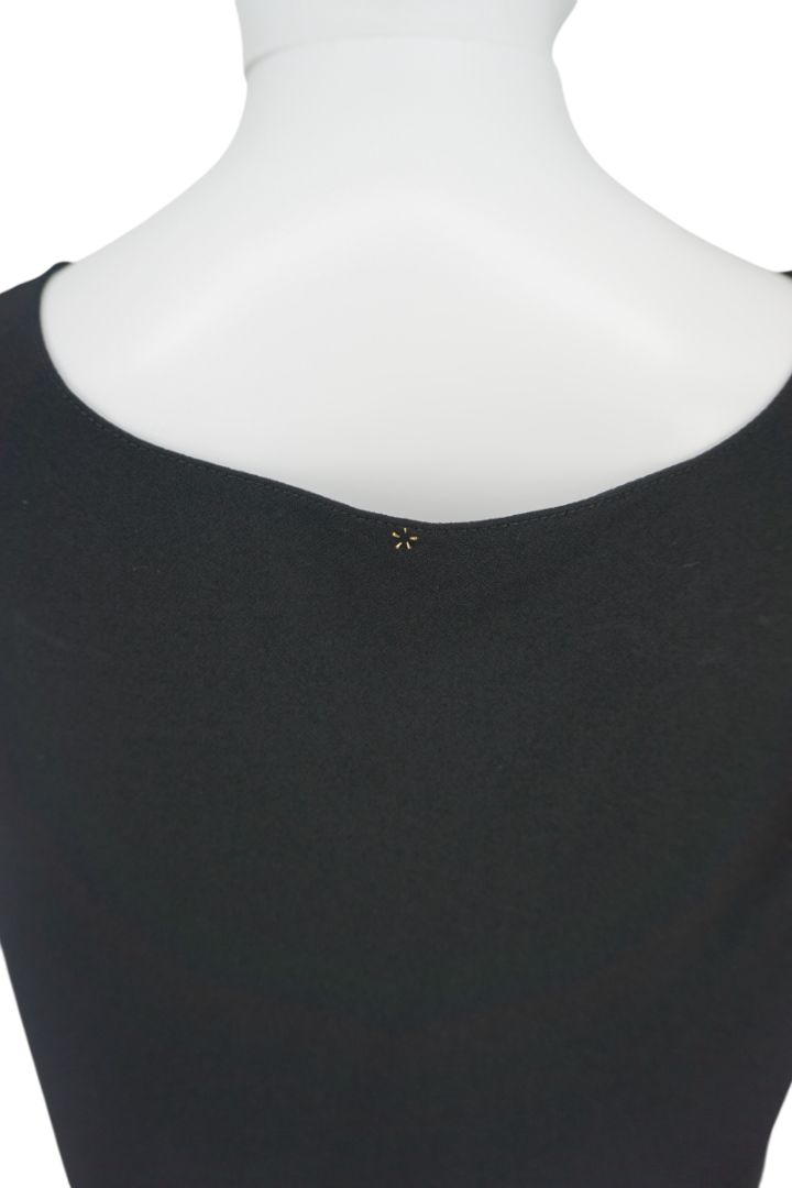 Peter Cohen Black Sleeveless Tunic & Tapered Pants Set – Top Size M, Pants Size L