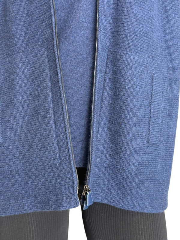 Akris Indigo Cashmere Twinset – Size 8