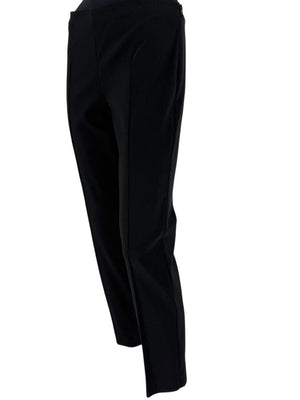 The Row Black Slim Ankle Pants with Side Zip – Size 10