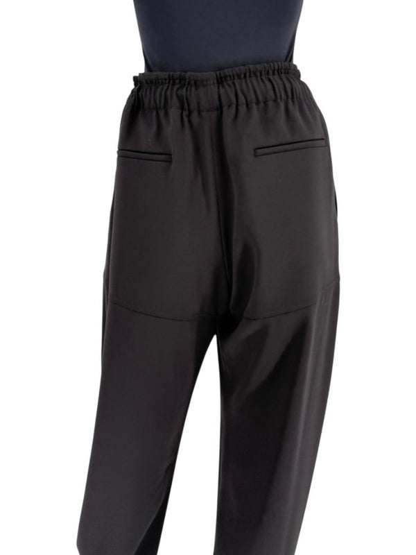 Chloé Black Relaxed Jogger Pants with Drawstring Waist - Size IT 42 / US 6