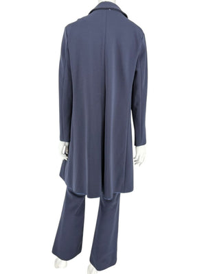 Pamella Roland Navy Pantsuit with Longline Jacket – Large