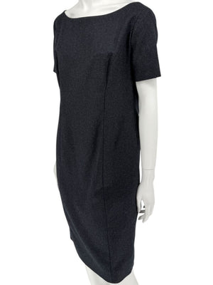 Pamella Roland Charcoal Grey 2-Piece Dress/Jacket Set – Large