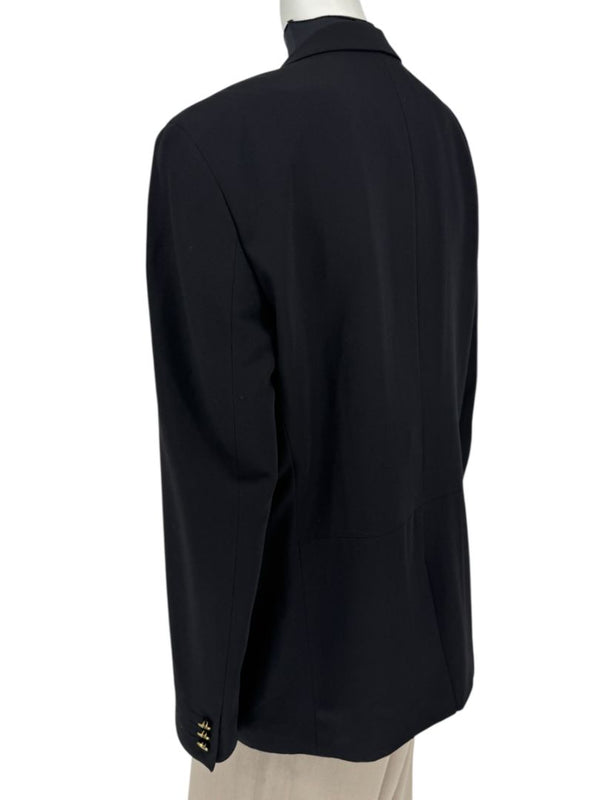 Versace Jeans Couture Black Wool Blend Blazer – Size IT 50 (US 40)