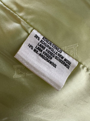 Escada Margaretha Ley Light Pistachio Double-Breasted Blazer – Size 44 (DE)