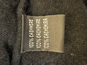 Linda Allard Ellen Tracy Black Wool Sleeveless Wrap Vest – Size L