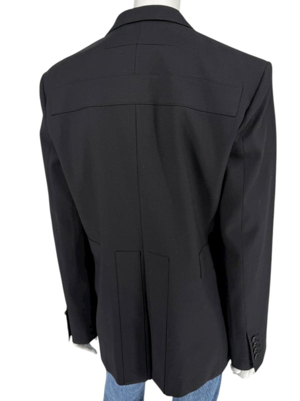 Givenchy Paris Men’s Black Wool Blazer – Size EU 52 - Made in Italy – New with Tags