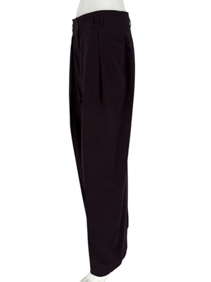 Ron Leal Aubergine Wool-Blend Two-Piece Set – Size 12