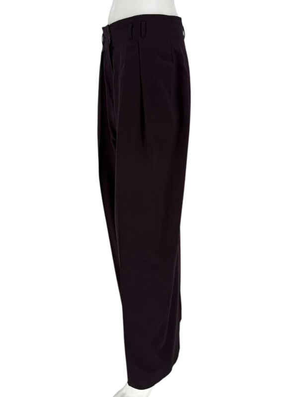 Ron Leal Aubergine Wool-Blend Two-Piece Set – Size 12