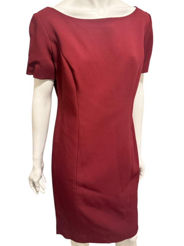 Pamella Roland Red Tailored Dress &amp; Jacket Set – L