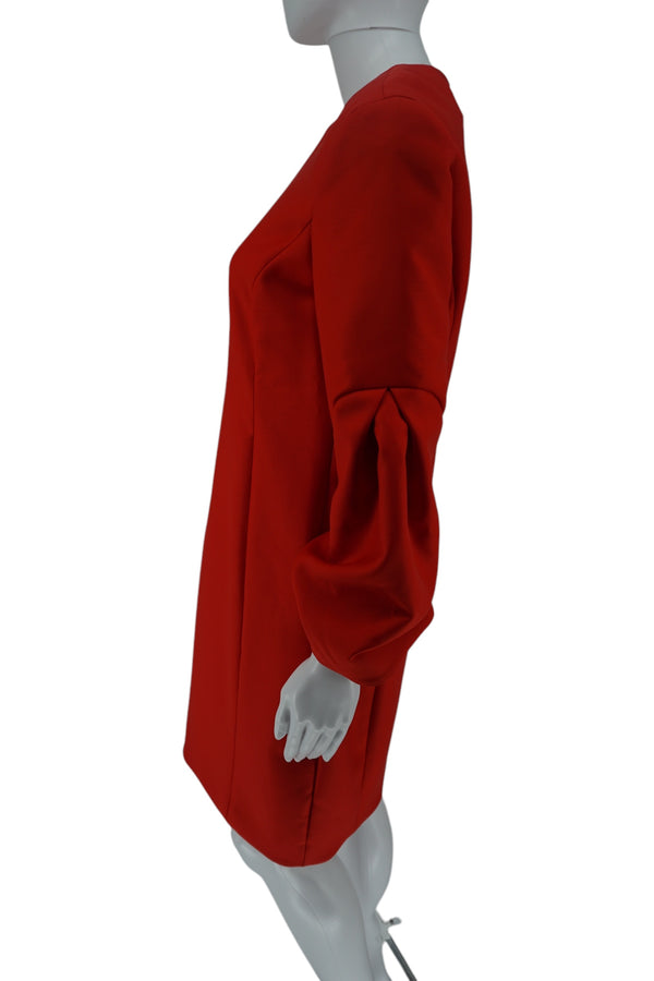 Christian Dior Red Bell Cuff Dress Size 42- NWT