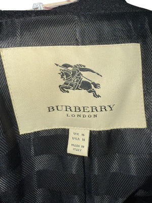 Burberry London Wool & Cashmere Trench Coat – Made in Italy, Size US 14