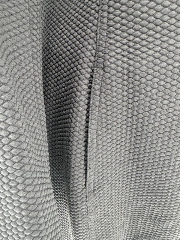 Akris Punto Black Honeycomb Zip Jacket - Size 10