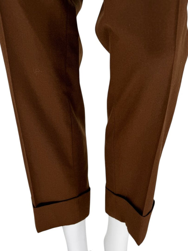 A-K-R-I-S- Camel Wool-Cashmere Blazer & Tapered Pant Suit – Size 10