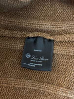 Loro Piana Baby Cashmere Ribbed Turtleneck Sweater – Size M