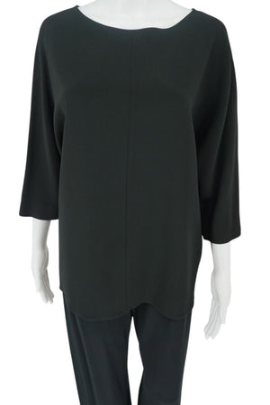 The Row Black Relaxed Top & Elastic Waist Pant Set – Size S (Top) & M (Pant)