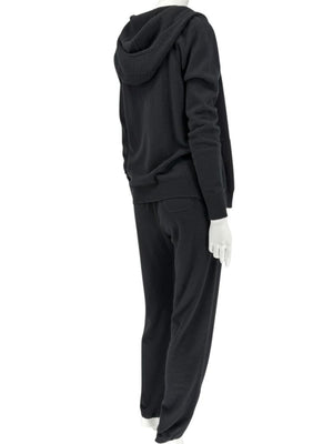 Loro Piana Black Baby Cashmere Lounge Set – Size 44 (Fits Like M/L)