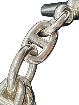 Hermès "Etcetera" Multi-Strand Sterling Silver Bracelet – 20cm